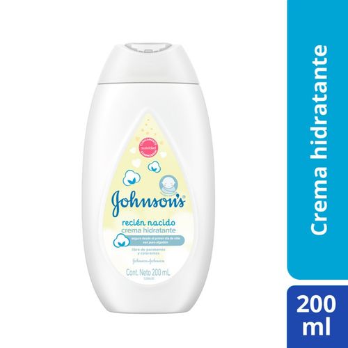Crema Hidratante Johnsons Baby Recien Nacido 200Ml