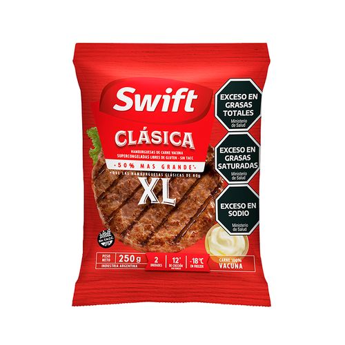 Hamburguesas Clásicas Swift x 2u