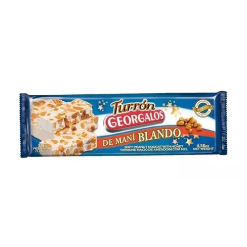 Turrón Georgalos De Maní Blando 130g