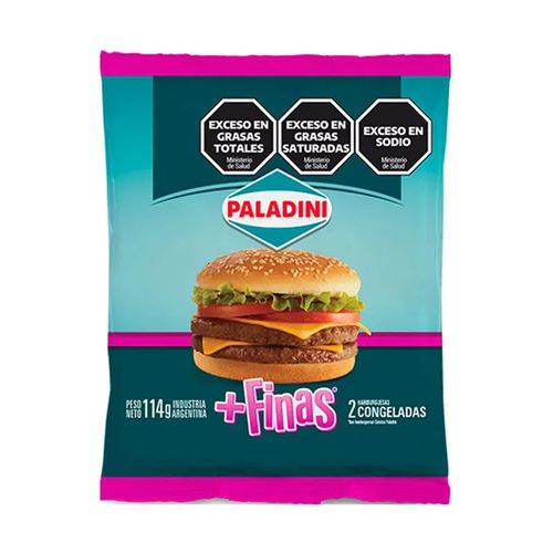 Hamburguesas Paladini + Finas 2X57g