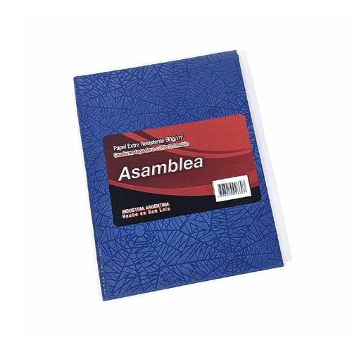 Cuaderno Asamblea Rayado Araña Azul 50Hojas