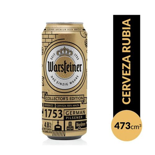Cerveza Warsteiner Rubia 473ml