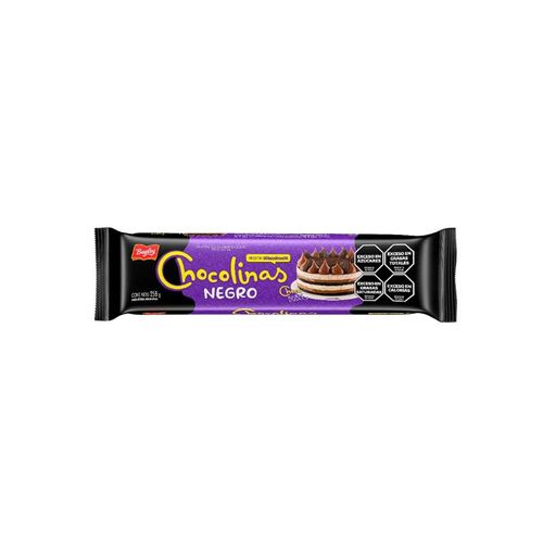 Galletitas Chocolinas Chocolate Negro 258g