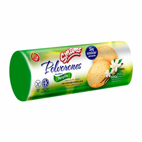 Polvorones Smams de Vainilla Sin Azúcar 115g
