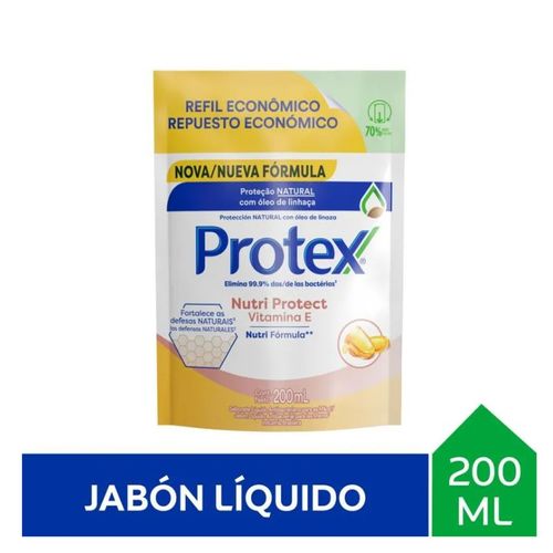 Jabón Protex Liquido Vitamina E Doy Pack 200ML