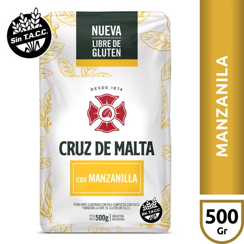 Yerba Cruz de Malta de Manzanilla Sin Tacc 500g