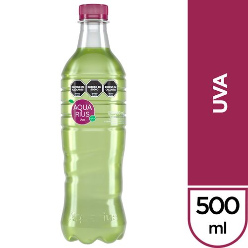 Agua Saborizada Aquarius Uva 500ml
