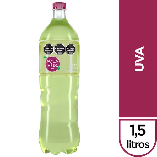 Agua Saborizada Aquarius Uva 1,5L