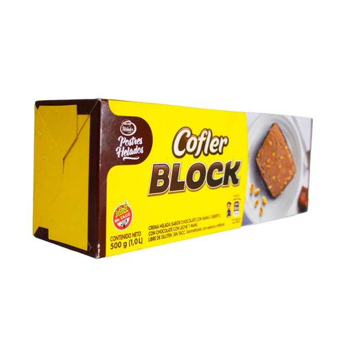 Postre Helado Cofler Block 500g