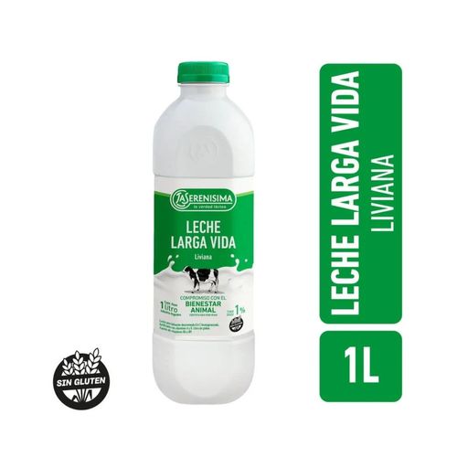 Leche La Serenísima Larga Vida Desc 1% Botella 1L