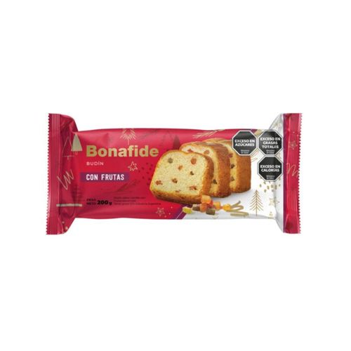 Budín Bonafide Con Frutas 200g