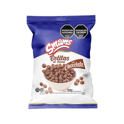 Cereal Smams Bolitas de Chocolate Sin Tacc 150g