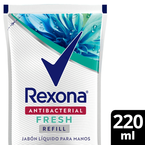 Jabón Rexona Liquido Antibacterial Fresh 220ML