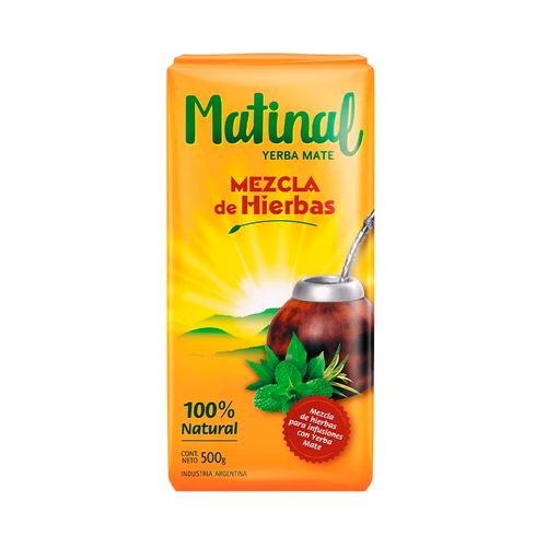 Yerba Mate Matinal Mezcla De Hierbas 500g