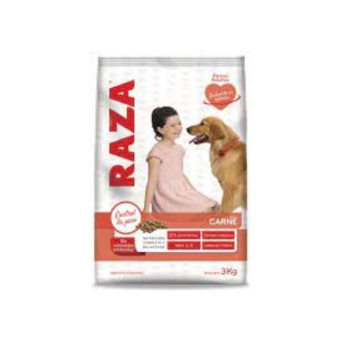 Alimento Para Perro Raza Sabor Carne Bajas Calorias 3kG