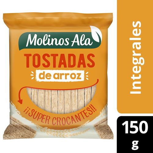 Tostadas de Arroz Molinos Ala Integrales 150g