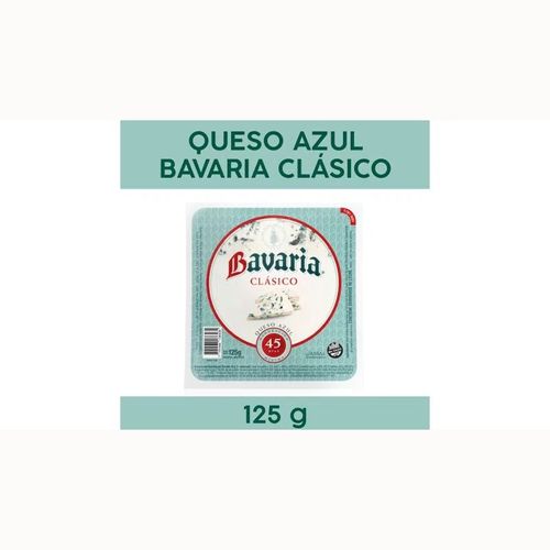 Queso Azul Bavaria Trozado 125g