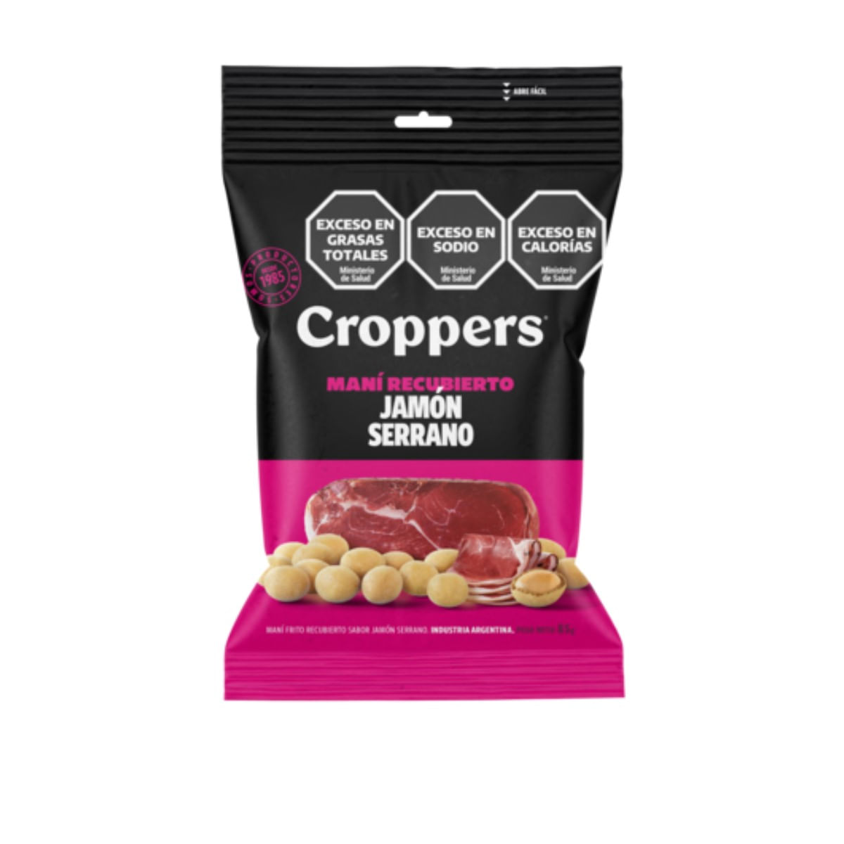 Maní Croppers Crocante Jamón Serrano 85g