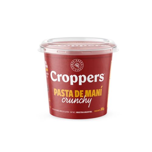 Pasta De Maní Croppers Crunchy 305g