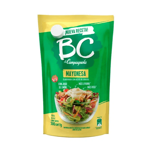 Mayonesa BC C/Aceite Girasol 500g