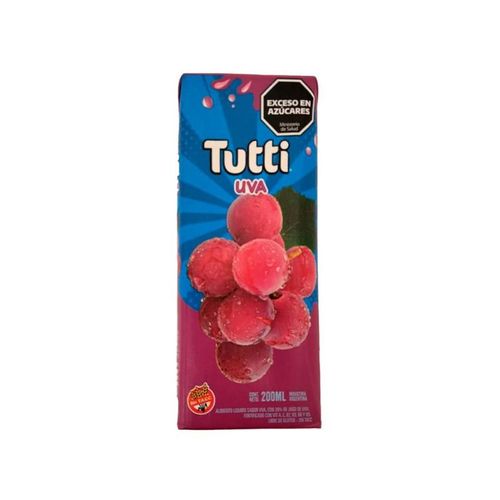 Jugo Listo Tutti Sabor Uva 200ml