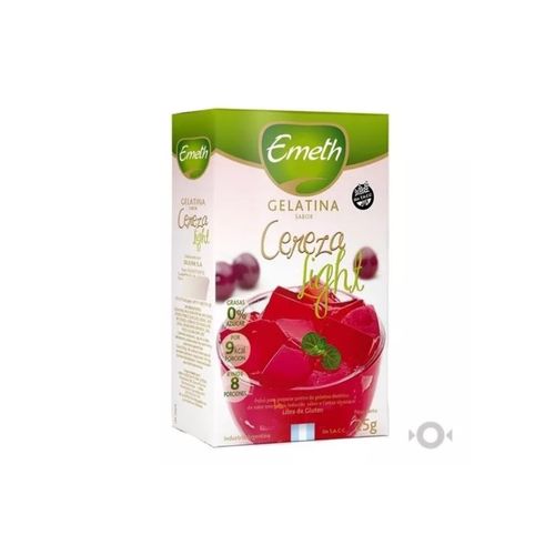 Gelatina Emeth Dietética Cereza 25g