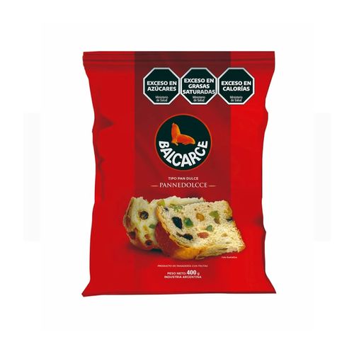 Pan Dulce Balcarce C/Frutas y Pasas 400g
