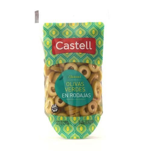 Aceitunas Castell Verdes Rodajas 150g