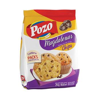 Magdalenas Pozo con Chips de Chocolate 220g