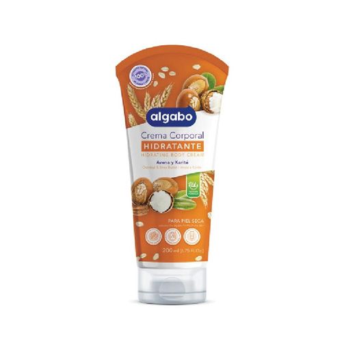 Crema Algabo Hidratación Avena Y Karite Pomo 200ML
