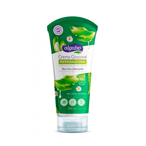 Crema Algabo Reparadora Aloe Y Manzanilla Pomo 200ML