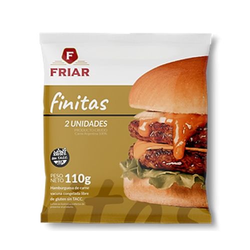 Hamburguesas Friar Finitas 2u x 55g