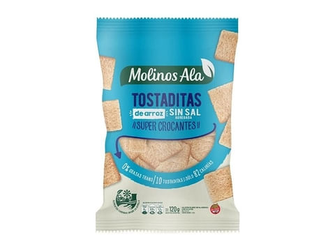 Tostaditas Molinos Ala Sin Sal 100g