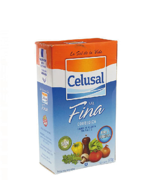 Sal Fina Celusal en Estuche 500g