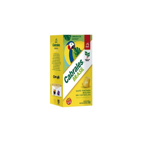 Café Cabrales en Cápsulas Brasil 55g