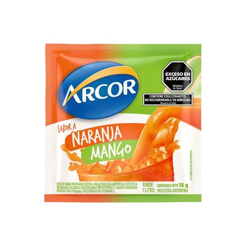 Jugo En Polvo Arcor Sabor Naranja y Mango