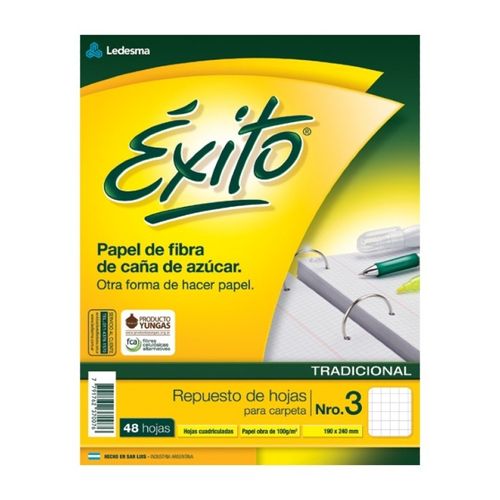 Repuesto Escolar Cuadriculado