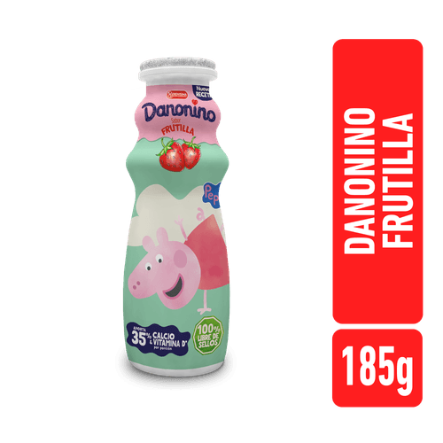 Alimento lácteo Danonino Bebible Frutilla 185g