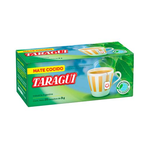 Mate Cocido Taragui Diamantado Sin Ensobrar x 25Un