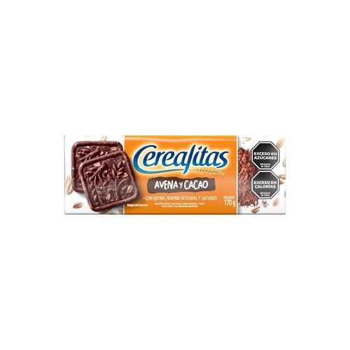 Galletitas Cerealitas de Avena y Cacao 170g