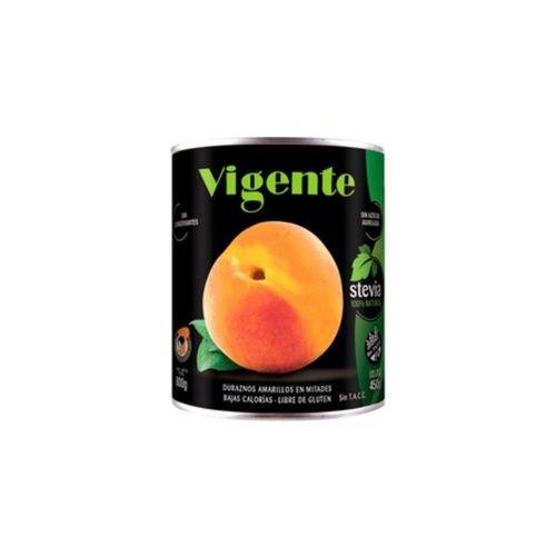 Durazno Vigente en Mitades C/Estevia 800g