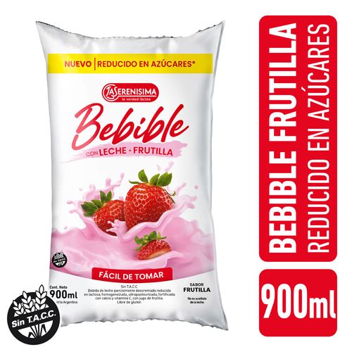 Bebida Láctea La Serenísima Frutilla 900ml