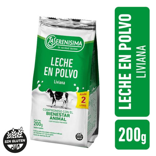 Leche La Serenísima Descremada en Polvo 200g