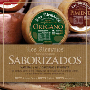 Queso Pategrás Los Alemanes Con Orégano al Vacío x Kg