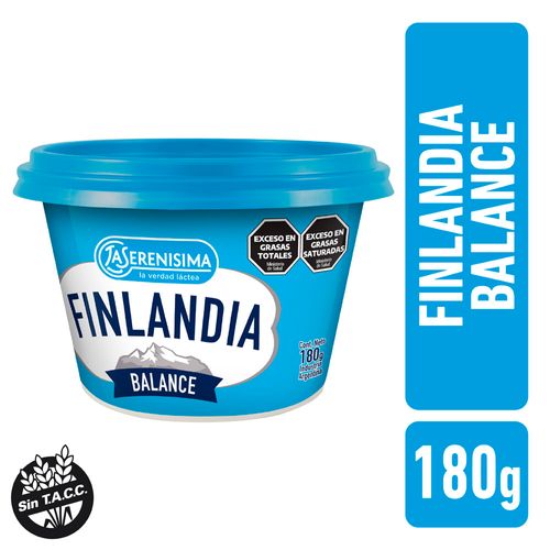 Queso Untable Finlandia Balance 180 gr