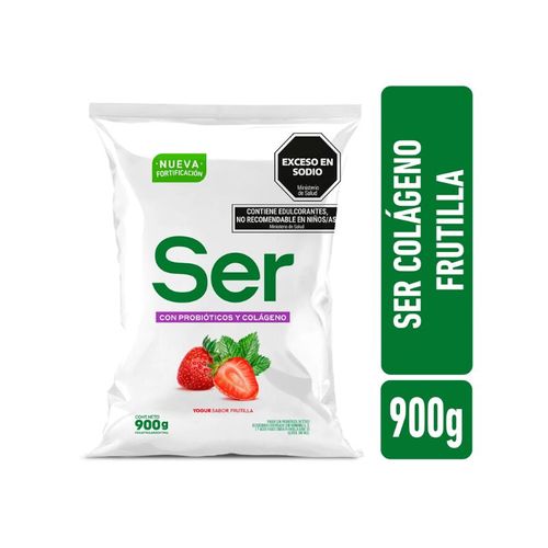 Yogur Ser Bebible Colágeno Frutilla 900g
