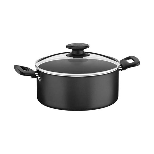 Cacerola Con Tapa Y Asas Negra