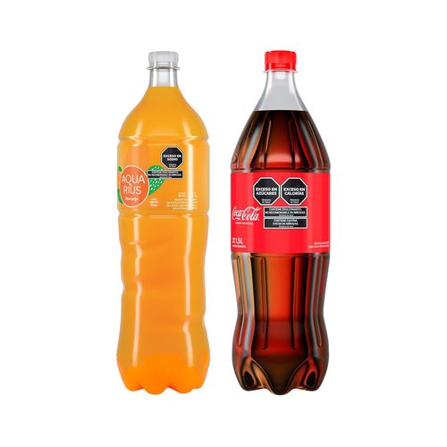 AGUA SAB NARANJA+GAS COLA
