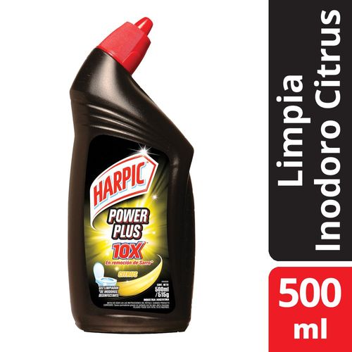 Limpiador para Inodoros fragancia Citrus Harpic Power Plus 500mm