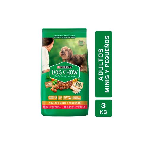 Alimento Dog Chow Perro Adulto Mini/Pequeño 3Kg